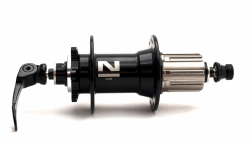 Втулка задняя Novatec D042SB 11S SS, 32H, черный, 4 промподшипника.