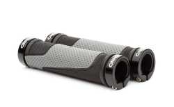 Ручки руля ONRIDE DualGrip, два замки, чорні/сірі