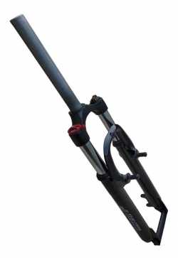Вилка Avanti MLO Disk/V-brake 1" резьбовая, 26", черная, алюмин. корона., мех. LockOut, регулировка жестк., ход.