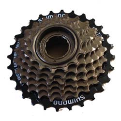 Зірки задні з тріскачкою Shimano Tourney MF-TZ500-7 14-28T 7 зірок.