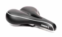 Сідло Onride Ace Gel сталеві рамки чорний.
