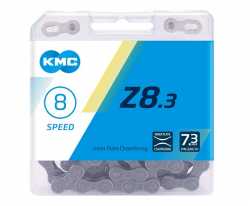 Ланцюг KMC Z8.3, 116L, сірий + замок